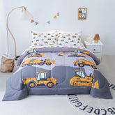 Cokouchyi front view comforter showing truck design and cozy look