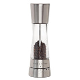 Cole & Mason Derwent front view showing sleek stainless finish and clear body for stylish display