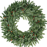 colorspec wreath on front door creating a welcoming entry