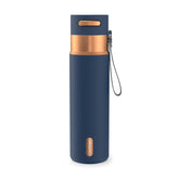 Contigo AutoSeal front view showing sleek metallic finish and ergonomic shape