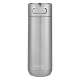 Contigo Luxe front view showing stainless steel and sleek look for daily carry