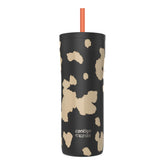 Contigo Streeterville front view showing licorice finish and sleek silhouette, durable travel use