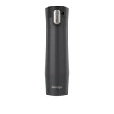 Contigo West Loop 3.0 front view showing matte black body and capacity benefit