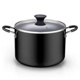 Cook N Home stock pot front view showing large capacity and sturdy base