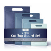 COOK WITH COLOR front packaging showing blue cutting board set and benefits