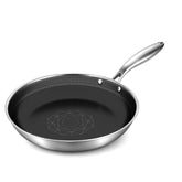 COOKER KING front view of 12-inch skillet shows durable design and quick heating