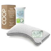 Coop Home Goods Eden Crescent king front view showing ergonomic shape and immediate comfort