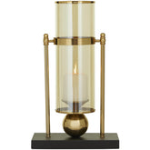 CosmoLiving gold hurricane front view showing polished finish and elegant silhouette
