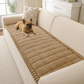 CoSofSLIP front view showing full brown coverage and furniture protection
