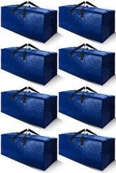 Cosy Family front view of packed blue bag showing capacity and sturdy build