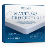 Cosy House Collection front view showing fitted bamboo mattress protector comfort