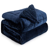 Cottonblue front view showing twin-size blanket and cozy appeal