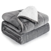 Cottonblue front view showing full twin 48x72 blanket and plush finish for comfort
