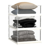 Covetree clear organizer front view shows neat storage benefit