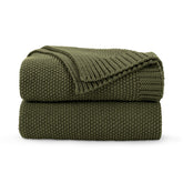 CozeCube folded front view showing olive green color and cozy appeal