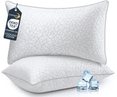 COZSINOOR front view of queen pillow set showing plush hotel-like appearance and comfort