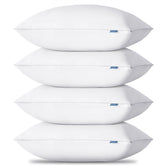 CozyLux king pillow front view showing clean finish and plush look