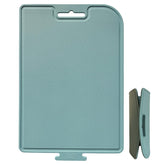 cozymomdeco front view mint cutting board shows clean surface and color benefit