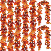 CQURE garland front view showing full 5.9ft strand and autumn color benefit