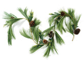 CraftMore garland front view showing full 6-foot length and realistic look