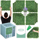 CREATIVE SPACE front packaging showing 12 boxwood panels, ready to install and save time