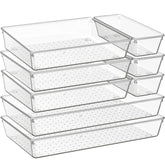 Criusia front packaging showing all eight clear trays and included pads for easy setup