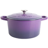 Crock-Pot Artisan front view showing lavender finish and sturdy base for stylish serving