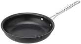 Cuisinart 8-inch skillet front view showing shape and even heating benefits