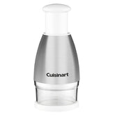 Cuisinart front view white chopper showing compact design and quick prep benefit