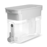 Culligan dispenser front view showing capacity and compact design for convenience