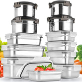 Cykorxicc front view of full 12-piece set showing clean storage solution
