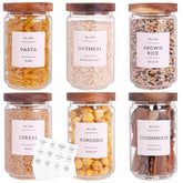 CZZGSM front packaging of six glass jars shows organized, gift-ready set