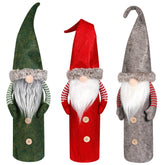 D-FantiX gnome front view showing festive felt cover and cheerful look