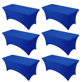 Dailyset royal blue front view showing smooth fitted look and professional finish