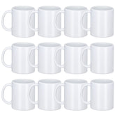 DANALLAN front view of 11oz mug set showing clean white finish and branding, ideal for customization