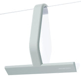 dancemoon front view of sage green squeegee showing shape and finish for tidy storage