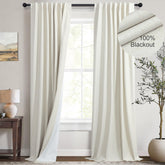DANCURTON front view cream panels showing full coverage and elegant look
