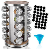 dasaka front view of rotating spice rack showing neat storage and quick access