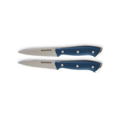 DASH Zakarian front view showing blue handles and packaging, highlights ready-to-use set