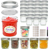 Datttcc front pack of 30 jars showing neat storage and convenience