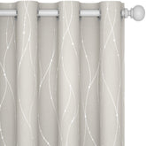 Deconovo front view panels showing full-length blackout and modern look
