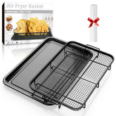 DEGOVIN front view of basket and tray showing generous capacity benefit
