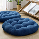 Degrees of Comfort front view showing round cushion and roomy seating benefit