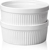 DELLING front view of large ramekin showing clean white finish and utility