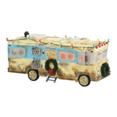 Department 56 front view of Cousin Eddie RV showing movie-accurate look and charm
