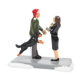 Department 56 front view of Clark Margo and Snots figurine showing scene and charm