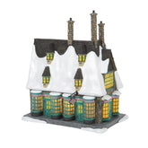 Department 56 Honeydukes front view showing colorful storefront and charm