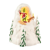 Department 56 Mount Crumpit front view showing illuminated windows and festive detail