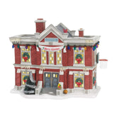 Department 56 Cleveland Elementary School front view showing detailed facade and collectible appeal