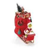 Department 56 Grinch front view showing detailed sculpt and festive pose for display